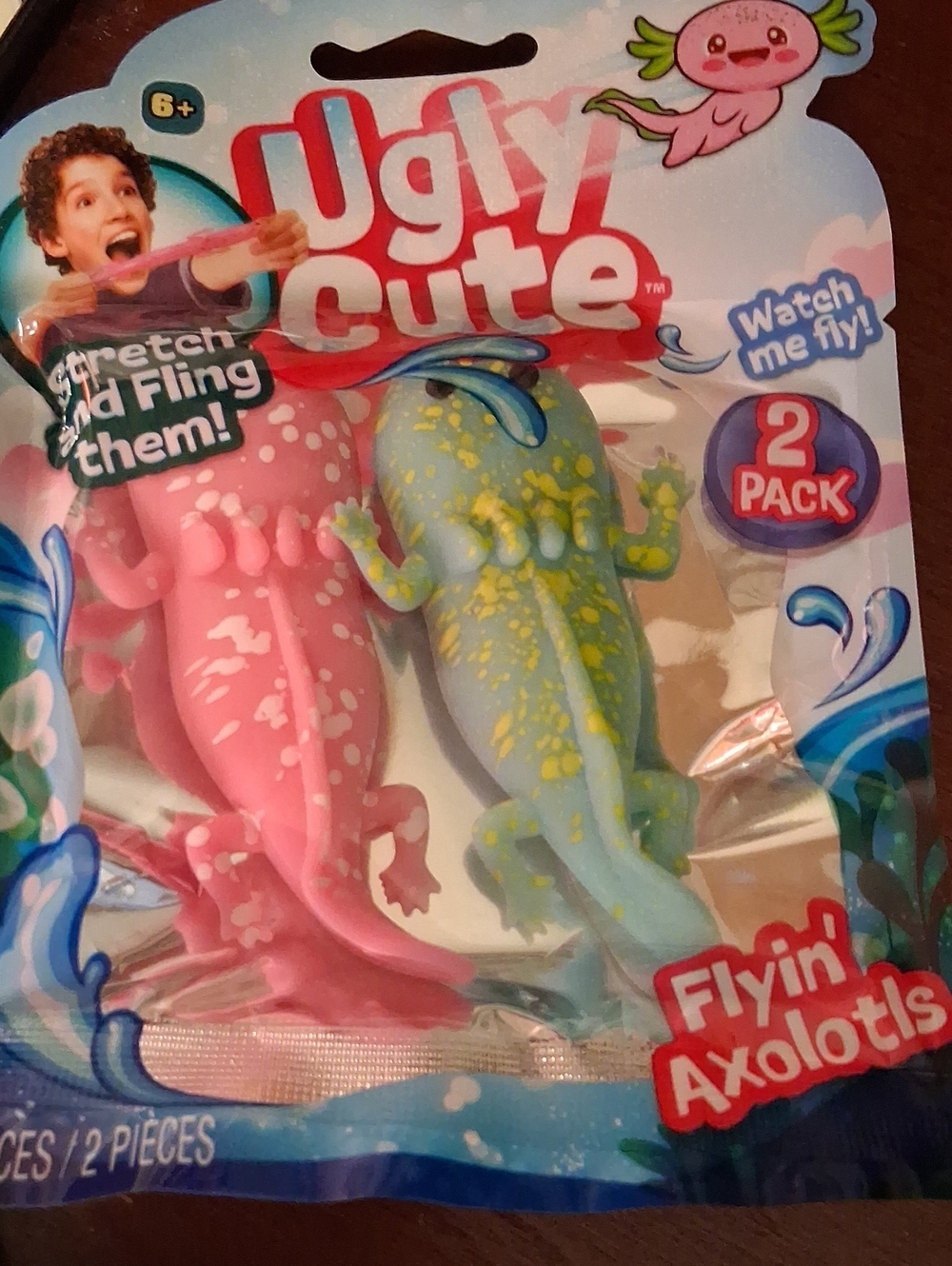 Flyin' Axolotls 2-Pack - Pink & Light Blue